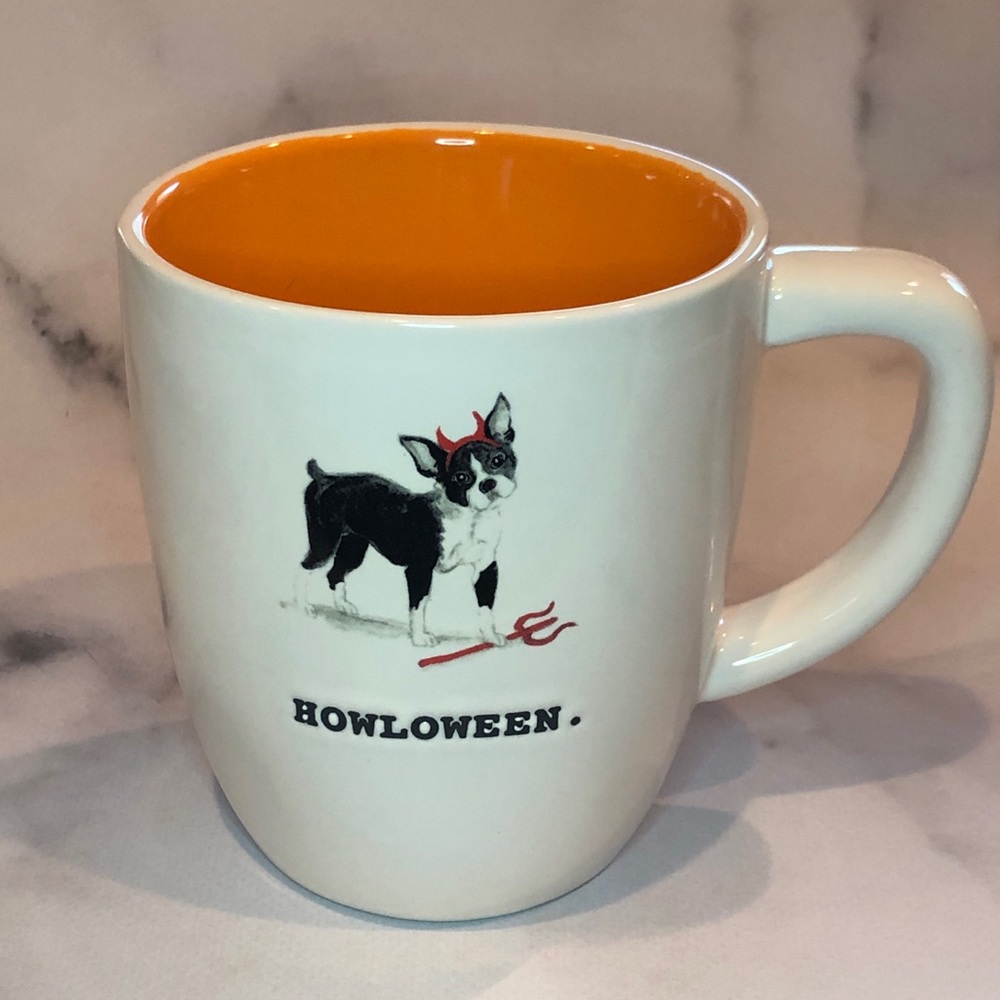 Rae Dunn Dog Halloween Mug “Howloween”